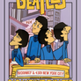 The Beatles Cartoon Concert Tour Poster Art Print Paramount Theater New York 1964