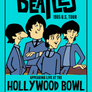 The Beatles Cartoon Concert Tour Poster Art Print Hollywood Bowl Los Angeles 1965
